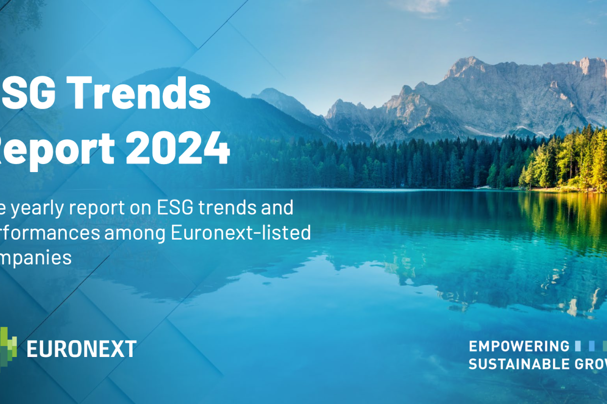 Euronext ESG Trends Report 2024 shows promising sustainability progress among Euronext-listed companies